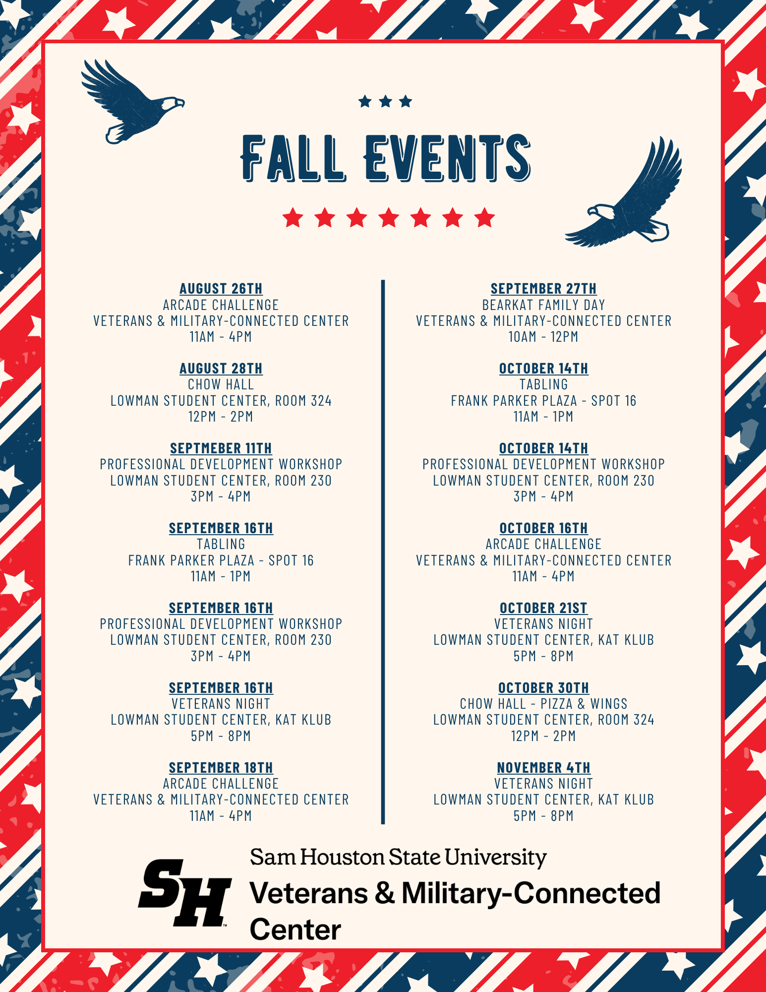 Veterans Events page 1